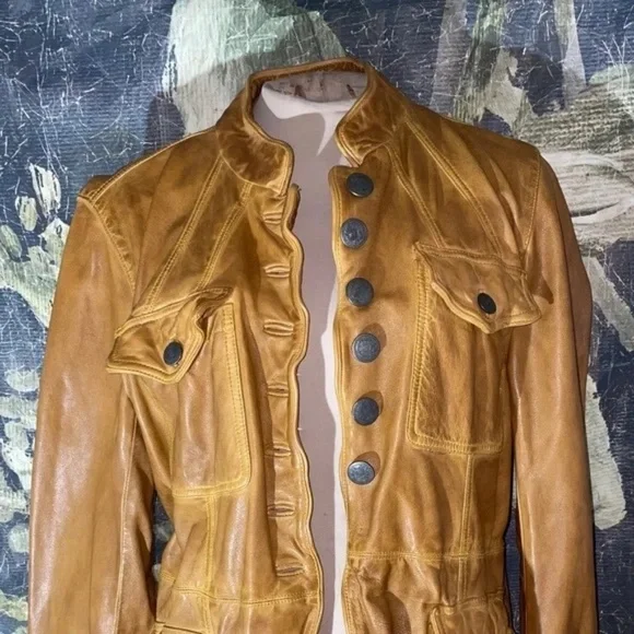 We the Free Leather Jacket - Horizons Military Jacket - Picture 2 of 4